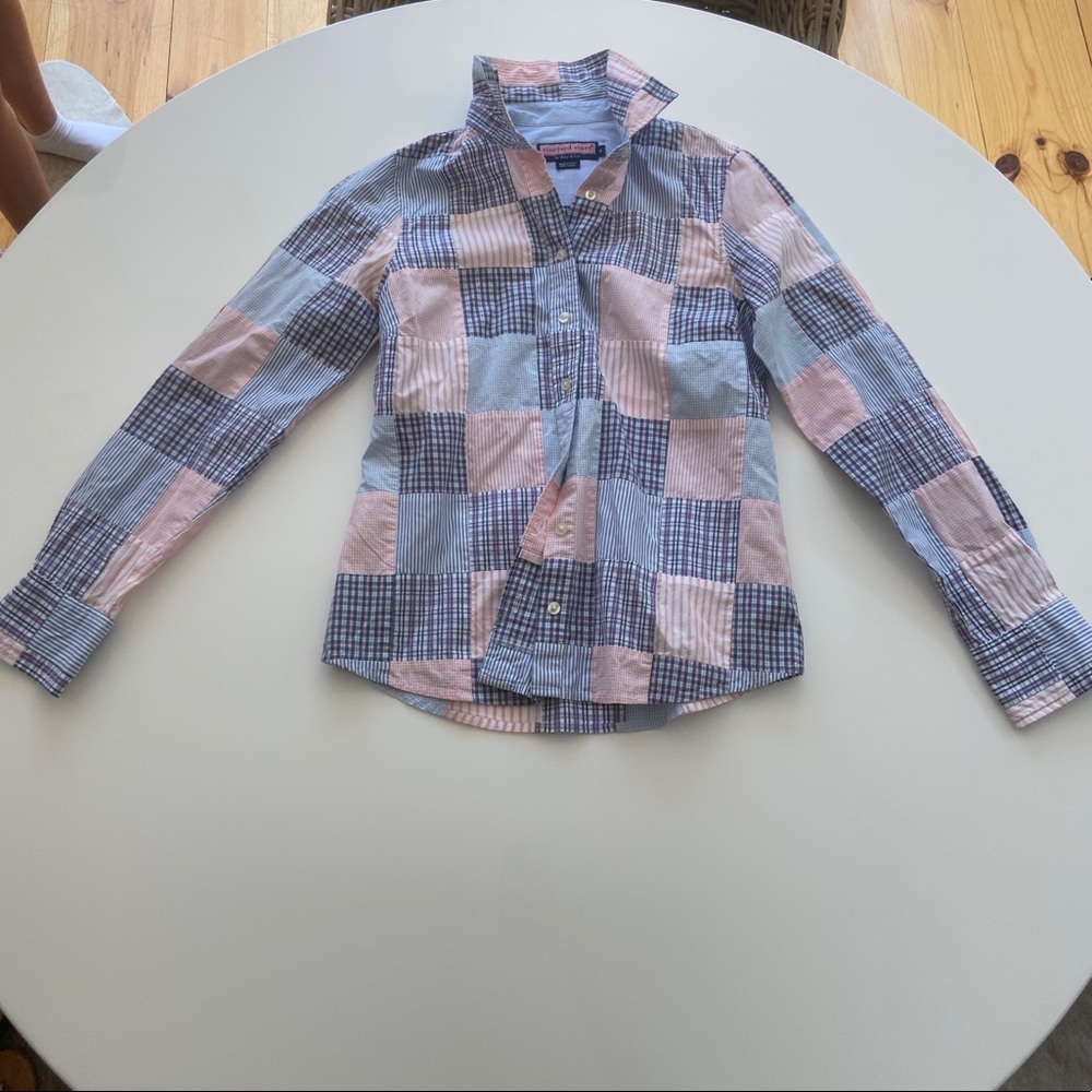 Vineyard Vines Square Patch Button Down Shirt - image 1